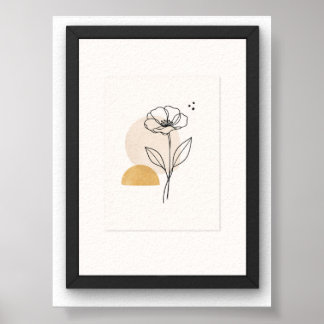 minimalist wall art poster