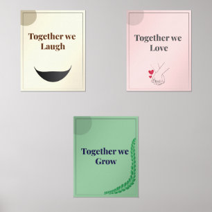 Minimalist Wall Art set of 3