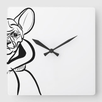 Minimalist Wall Clock - Dog Wall Clock