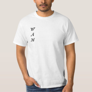 Minimalist ‘WAM’ White T-shirt