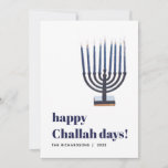 Minimalist Watercolor Candle Hanukkah  Holiday Card<br><div class="desc">© Gorjo Designs. Made for you via the Zazzle platform.

// Need help customising your design? Got other ideas? Feel free to contact me (Zoe) directly via the contact button below.</div>