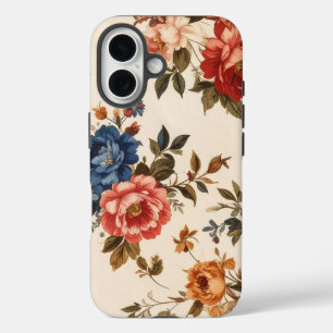 Minimalist watercolor Floral  iPhone 16 Case