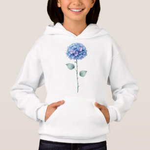 Minimalist Watercolor Hydrangea Floral Design