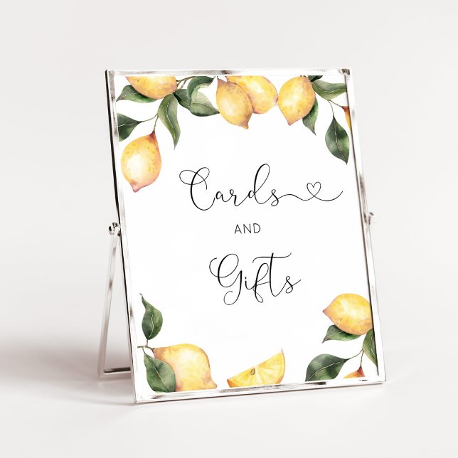 Minimalist watercolor lemons Cards and gifts Poster (Creator Uploaded)