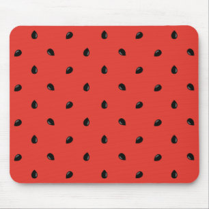 Minimalist Watermelon Seed Pattern Mouse Mat