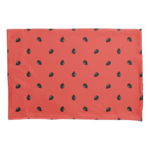 Minimalist Watermelon Seed Pattern Pillowcase