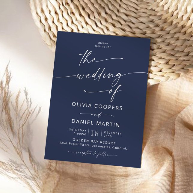 Minimalist Wedding Ceremony Invitation (Creator Uploaded)