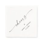 Minimalist Wedding Cheers Cocktail