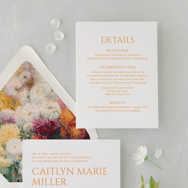 Minimalist Wedding Enclosure Card (Creator Uploaded)