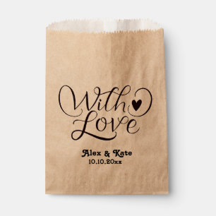 Minimalist Wedding Favour Bags
