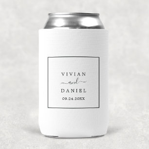 Minimalist Wedding Favour Can Cooler