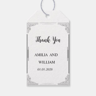 Minimalist Wedding Gift Tag Favour Label