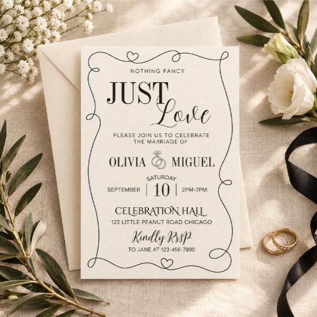 minimalist wedding invitation (Creator Uploaded)
