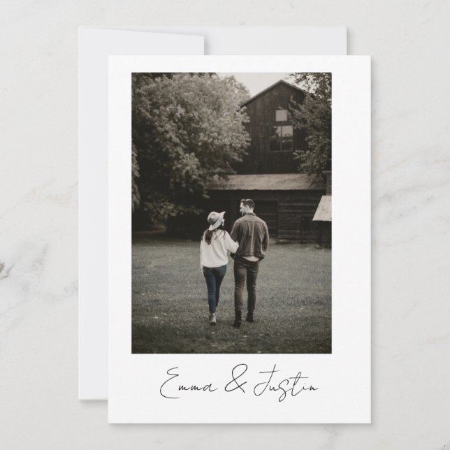 Minimalist Wedding Invitation (Front)