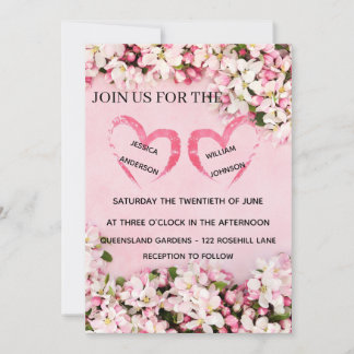 Minimalist Wedding Invitation | Modern Editable We