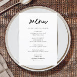 Minimalist Wedding Menu Cards | Modern Menu<br><div class="desc">Minimalist Wedding Menu Cards | Modern Menu,  Wedding Dinner Menu,  Rustic Let's Eat Wedding Dinner and Drinks Menu,  Simple Calligraphy Rustic Wedding Menus Wedding Menus,  Rustic Wedding Menu,   Wedding Table Menu</div>