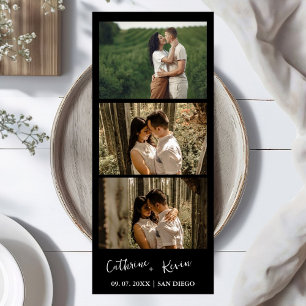 Minimalist Wedding Photo booth overlay Thank You  Save The Date