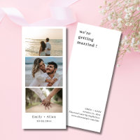 Minimalist Wedding Photo booth strip frame elegent