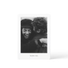 Minimalist Wedding Photo Thank you Postcard
