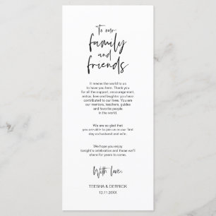 Minimalist, Wedding Place Setting Thank You Cards