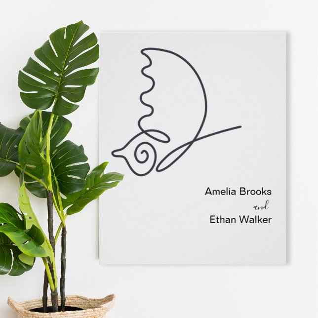 Minimalist Wedding Poster (Creator Uploaded)