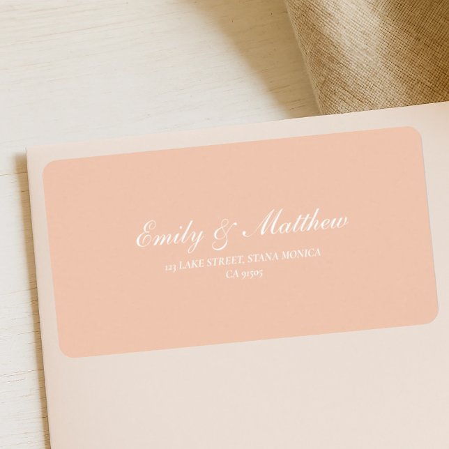Minimalist Wedding Return Address Labels (Creator Uploaded)