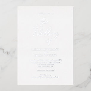 Minimalist Wedding Simple Handwriting All In One