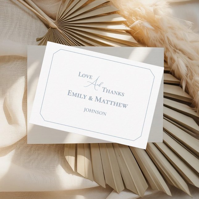 Minimalist Wedding Thank You Card With QR Code (Creator Uploaded)