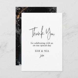 Minimalist Wedding Thank You Custom Photo Script