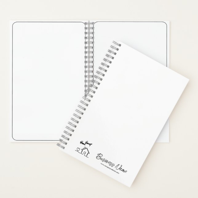 Minimalist Welcome Home Client Appreciation Notebook (Inside)