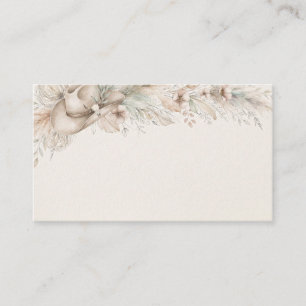 Minimalist Western Desert Cowboy Place Card