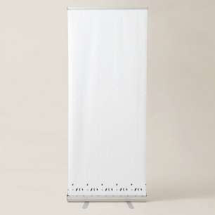 Minimalist White Banner   Modern Event Elegance