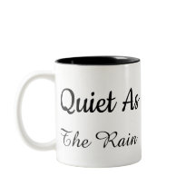 Minimalist White & Black quotation Mug .