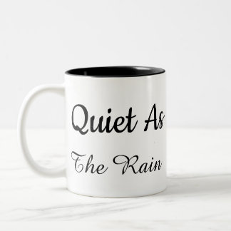 Minimalist White & Black quotation Mug .
