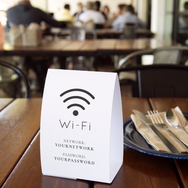 Minimalist White Business Cafe Wi-Fi (Insitu(Restaurant))