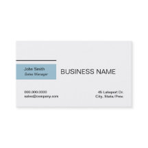 Minimalist White Business Card Templates