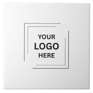 Minimalist White Business Identity Design Tile
