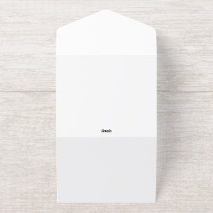 Minimalist White Elegant for Any Occasions All In One Invitation
