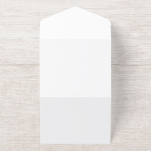 Minimalist White Elegant for Any Occasions All In One Invitation