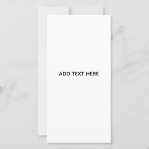 Minimalist White Elegant for Any Occasions Holiday Card