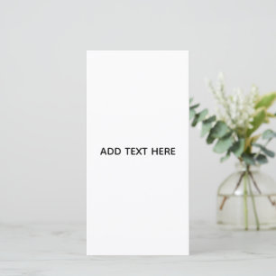 Minimalist White Elegant for Any Occasions Holiday Card