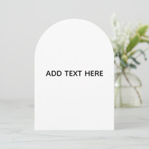 Minimalist White Elegant for Any Occasions Holiday Card