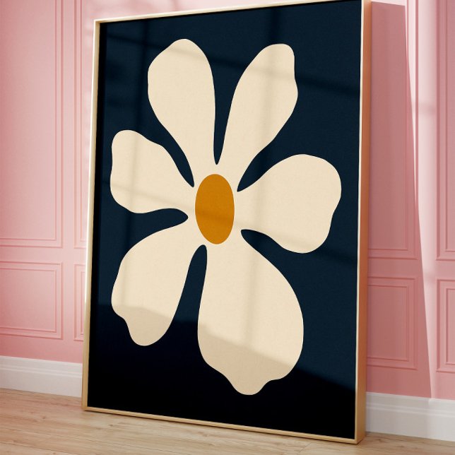 Minimalist White Flower Wall Art Print  (Creator Uploaded)