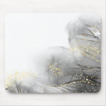 Minimalist White & Golden Marble