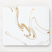 Minimalist White & Golden Marble