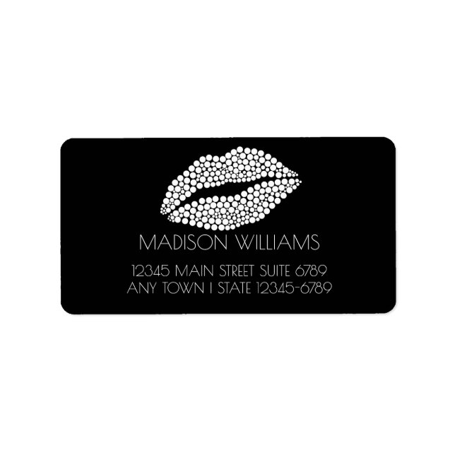 Minimalist | White Lips Stylist Bold Black White Label (Front)