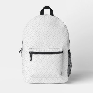 Minimalist White Pattern Everyday Backpack