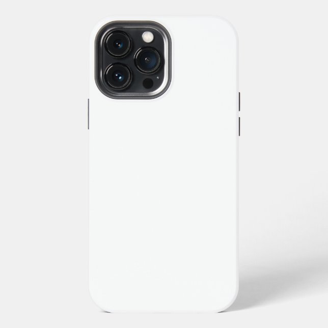 Minimalist White Plain Solid Colour  iPhone Case (Back)