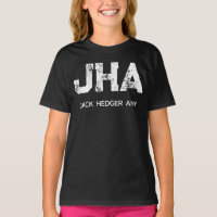 MINIMALIST WHITE THREE LETTER MONOGRAM NAME BLACK
