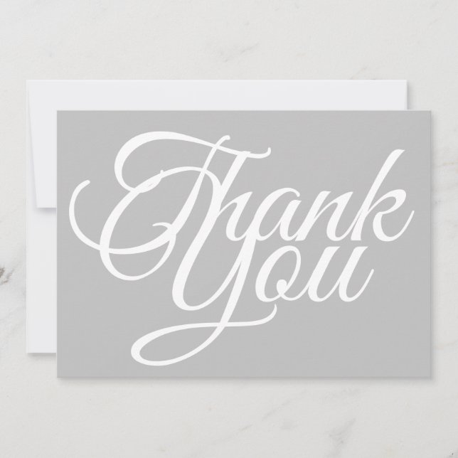 Minimalist White Typography Photo light Grey Weds (Front)